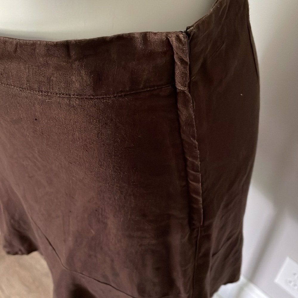 H&M Brown Linen Skirt - Picture 3 of 8
